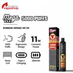 MEGA Bar VES 5000口 一次性電子烟 超多口味 清爽冰涼口感 買4送1 - 圖片 3