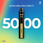 泰版Quik5000口一次性電子烟<br>泰國熱品/水果中涼柔和口感 （買3送1/買6送3/買10送4） - 圖片 5