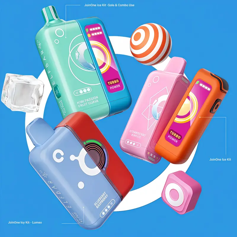 韓版ELFBAR正品 JoinOne Icy Kit 冰爽積木套餐 三檔冰度可調電子煙 | 多款口味任選