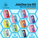 韓版ELFBAR正品 JoinOne Icy Kit 冰爽積木套餐 三檔冰度可調電子煙 | 多款口味任選