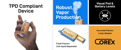 vaporesso coss click 6000
